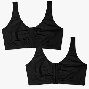 Fruit of the Loom Women's Front Close Builtup Sports Bra size 36